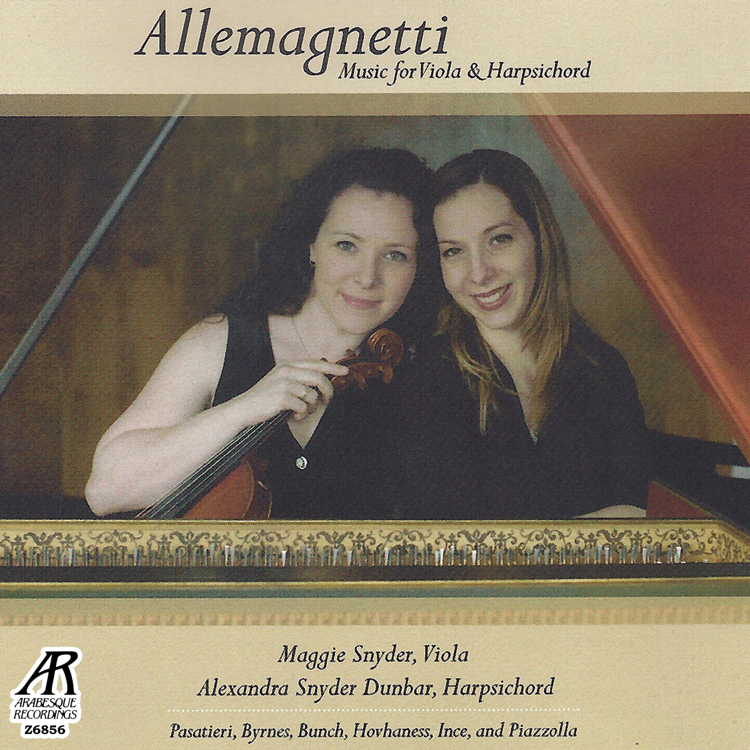 Allemagnetti: Music for Viola & Harpsichord album cover