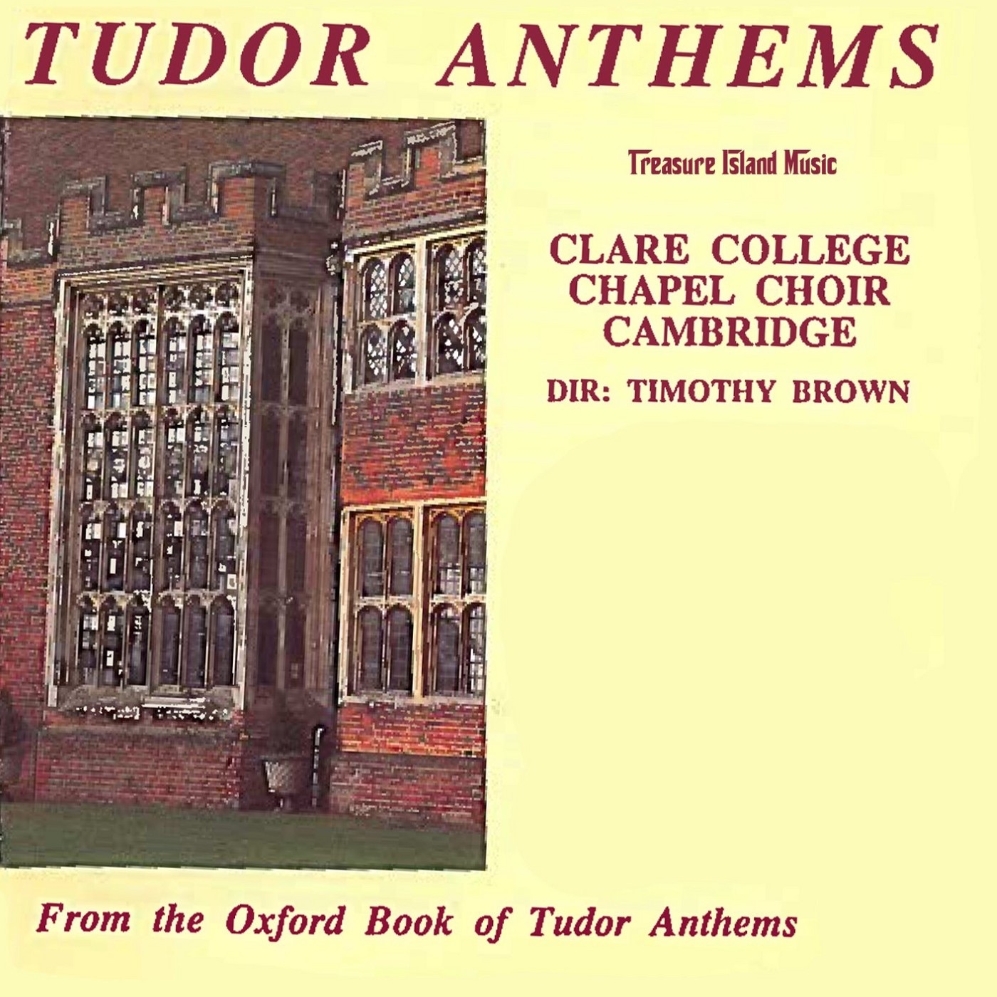 Tudor Anthems from the Oxford Book of Tudor Anthems album cover