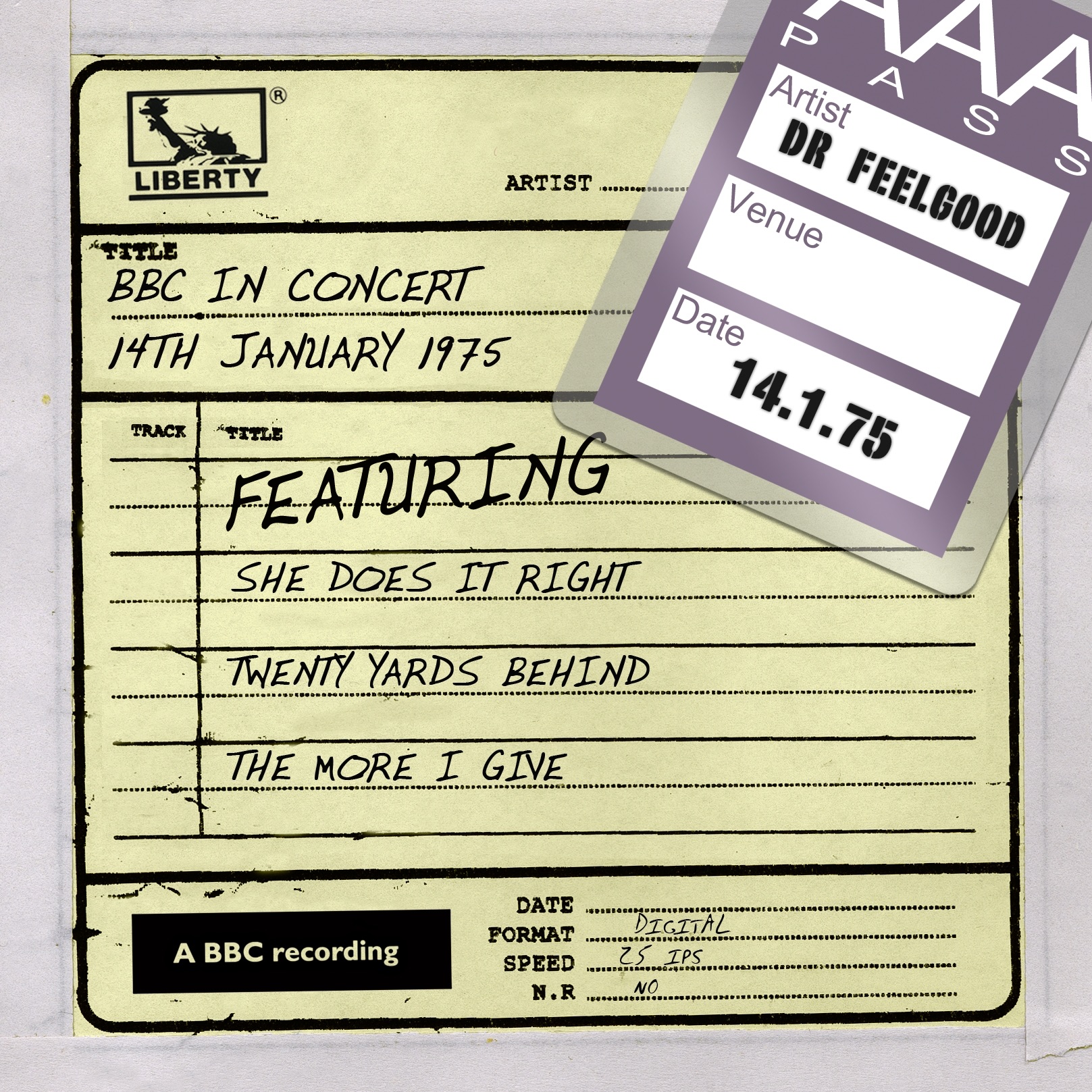 BBC In Concert (14th January 1975) album cover