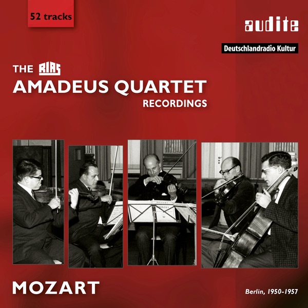 The RIAS Amadeus Quartet Mozart Recordings (Mozart: String Quartets, String Quintets & Clarinet Quin album cover