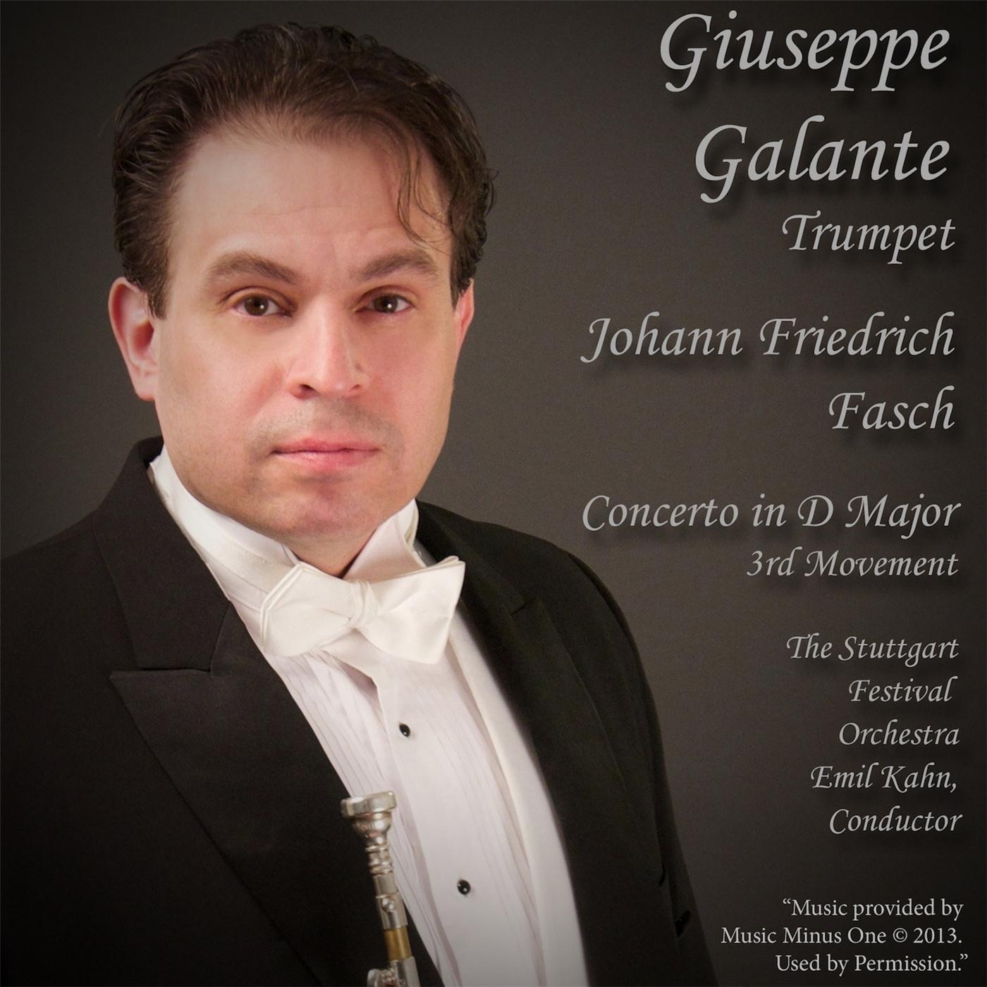 Johann Friedrich Fasch: Concerto in D Major for Trumpet: III. Allegro (Moderato) - Single album cover