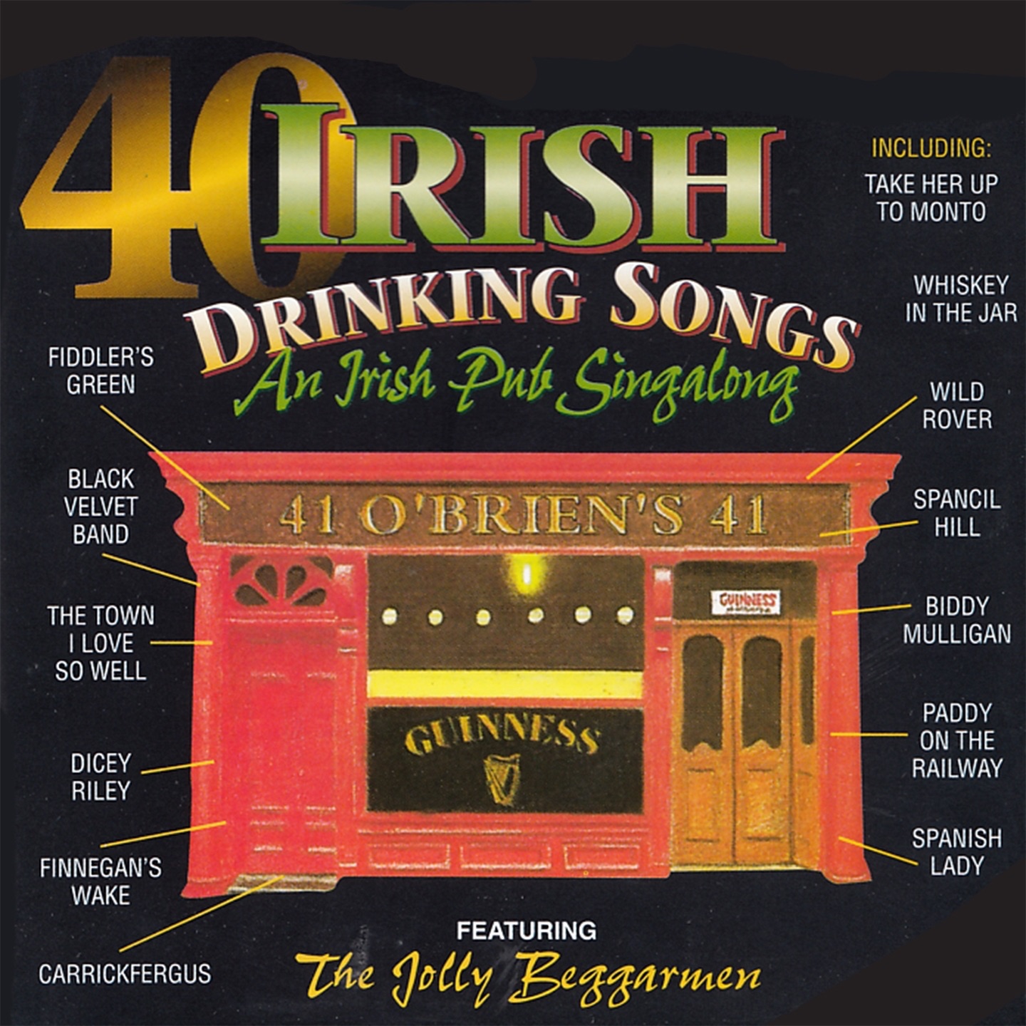 40 Irish Drinking Songs (An Irish Pub Singalong) album cover