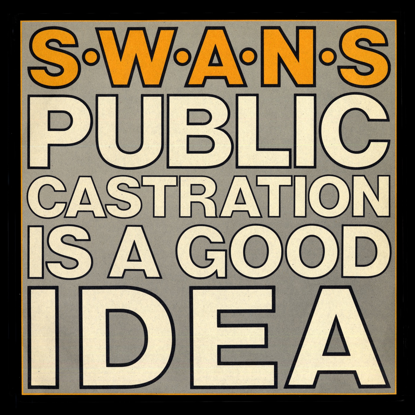Public Castration Is a Good Idea (Live) album cover