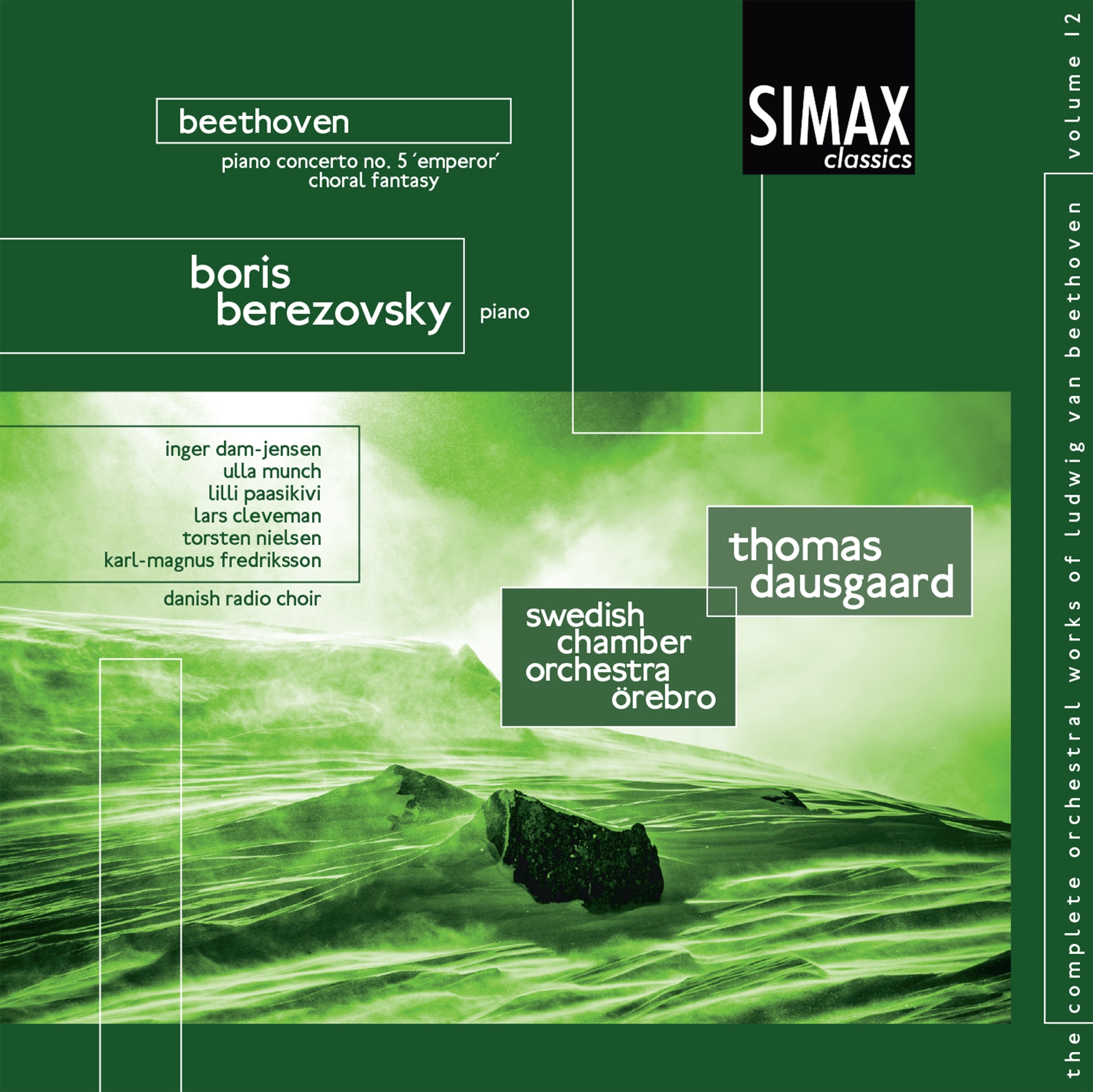 Beethoven: Piano Concerto No. 5 (Emperor) and Choral Fantasy. The Complete Orchestral Works of Beeth album cover