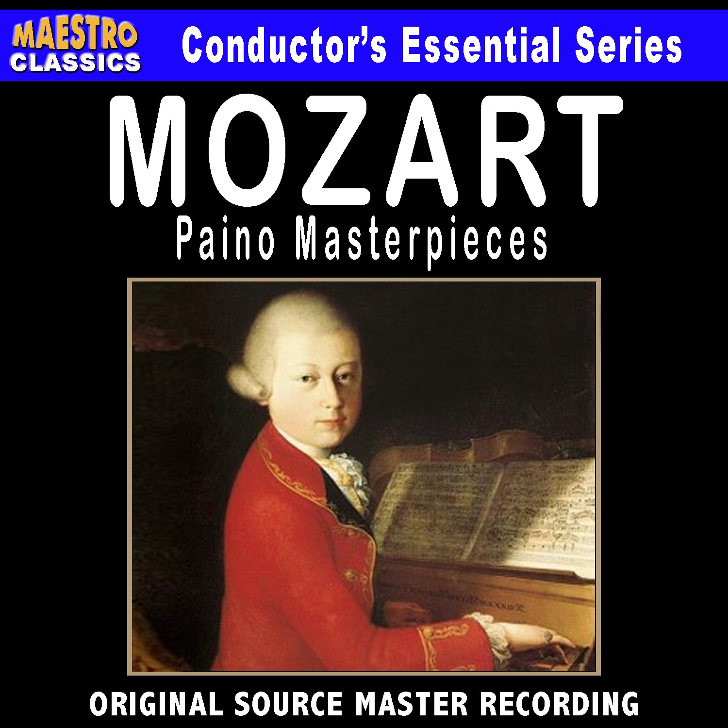 Mozart - Piano Masterpieces album cover