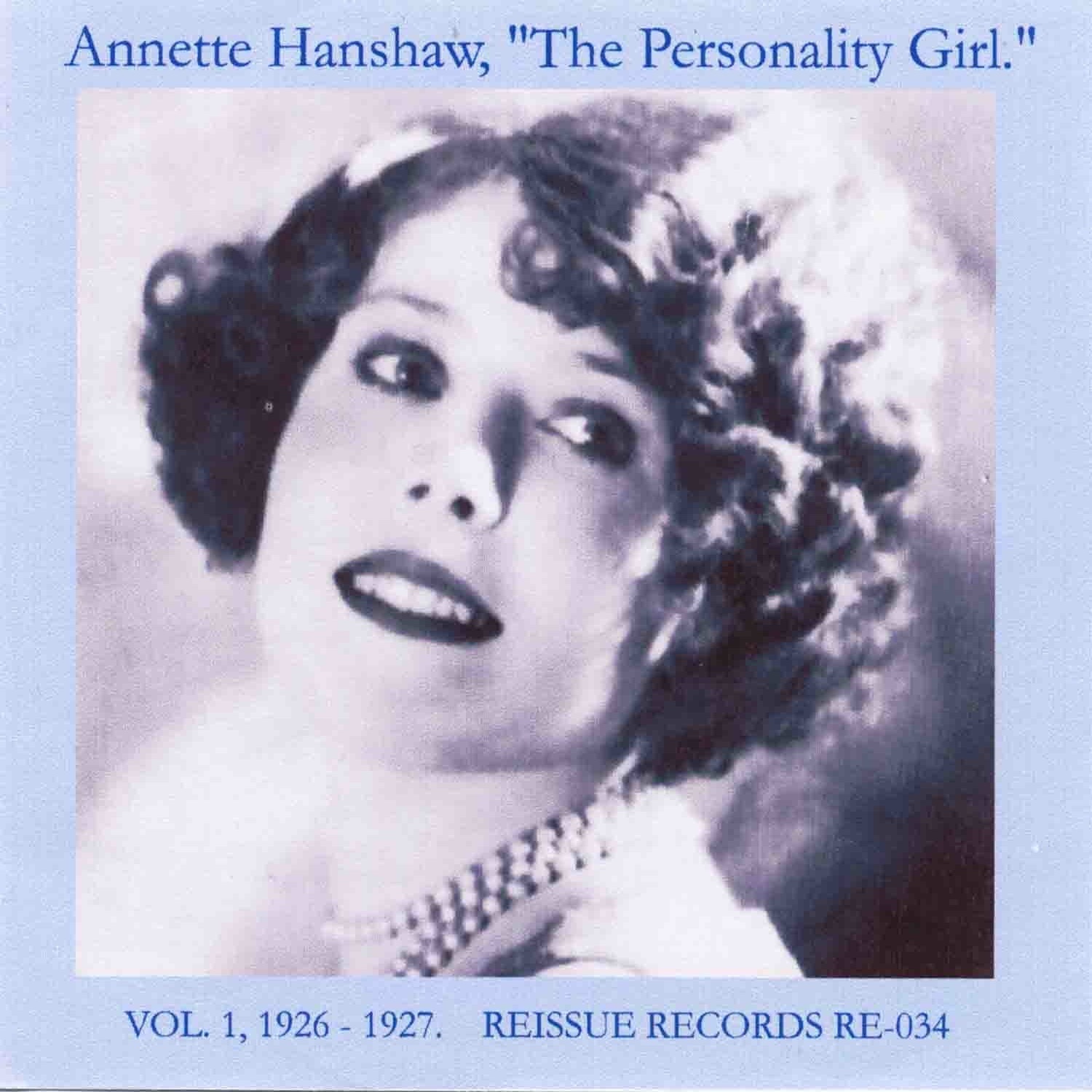 The Personality Girl, Vol. 1: 1926-1927 album cover