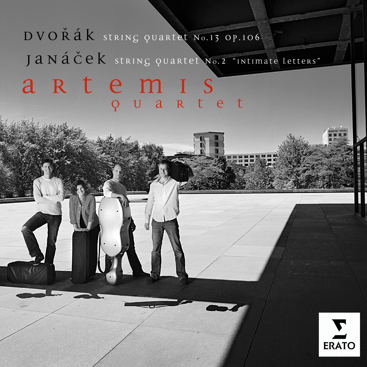 Dvorak Janacek String Quartets album cover