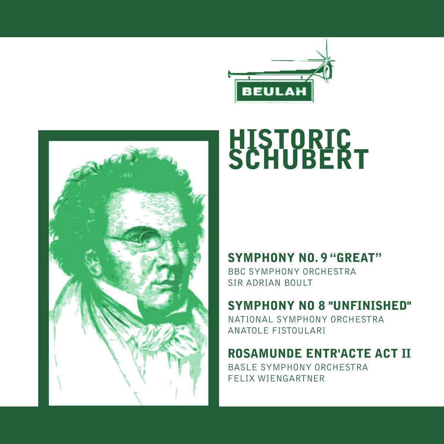 Historic Schubert album cover