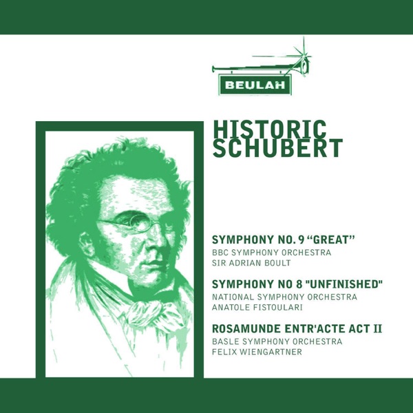 Historic Schubert album cover