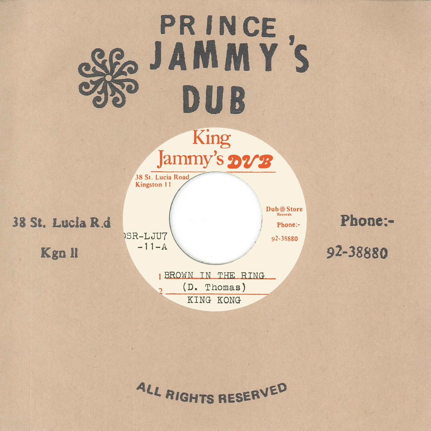 Brown In the Ring - Single album cover