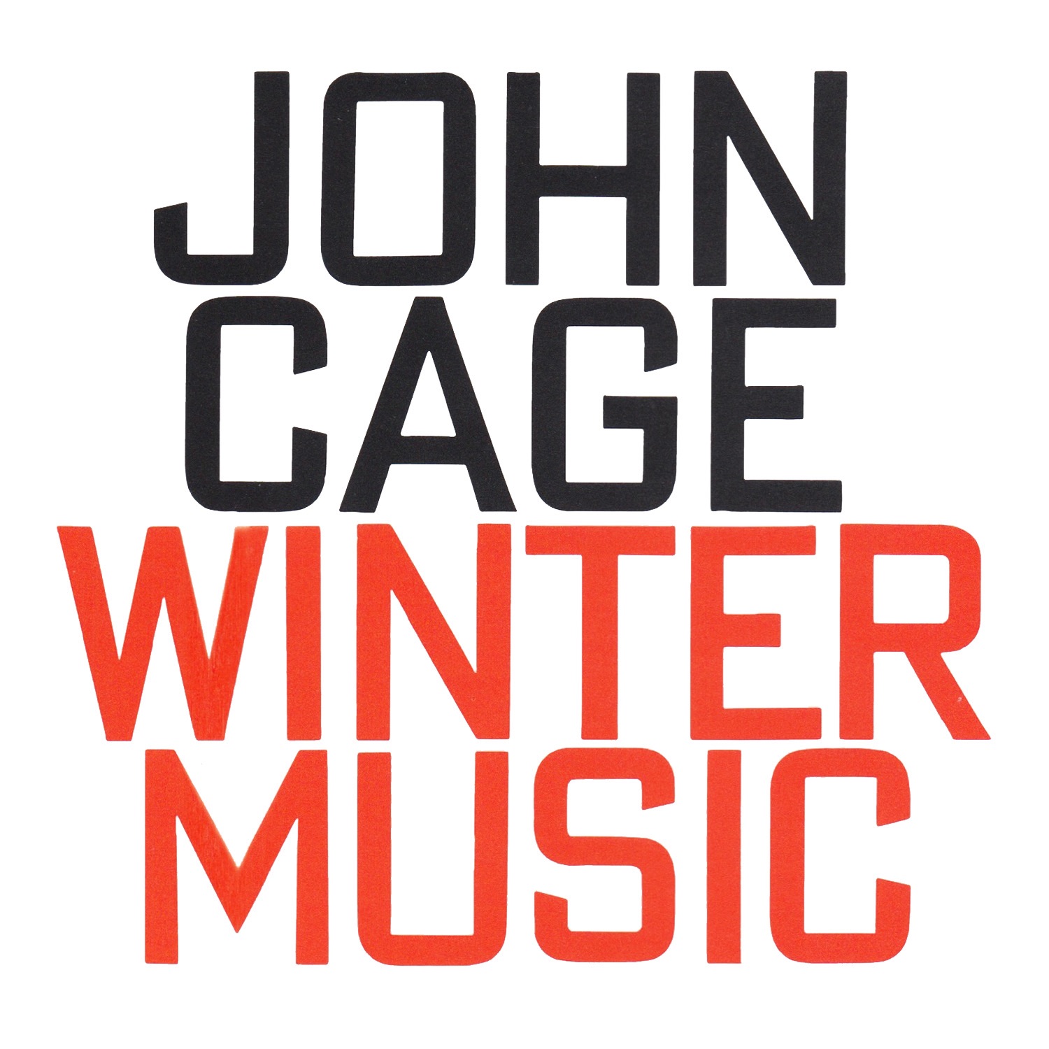 John Cage: Winter Music album cover