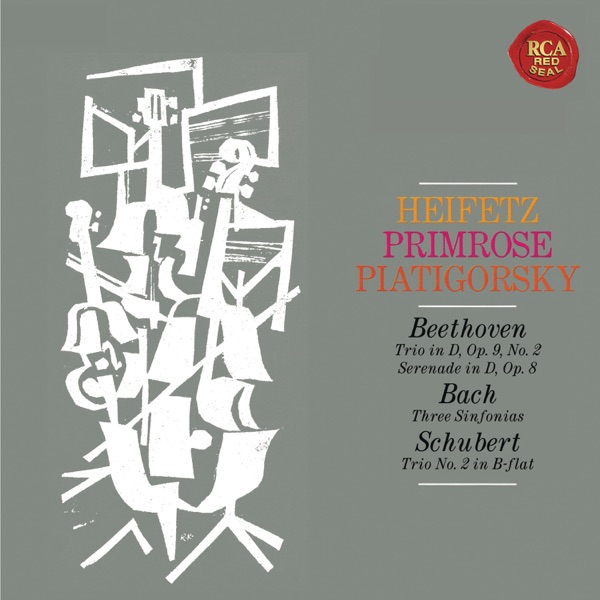 Bach, Beethoven & Schubert: Music for String Trio (Heifetz Remastered) album cover