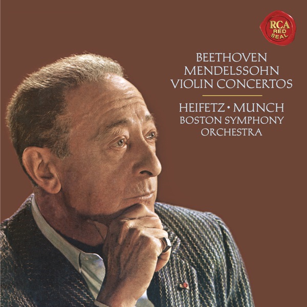 Beethoven & Mendelssohn: Violin Concertos (Heifetz Remastered) album cover