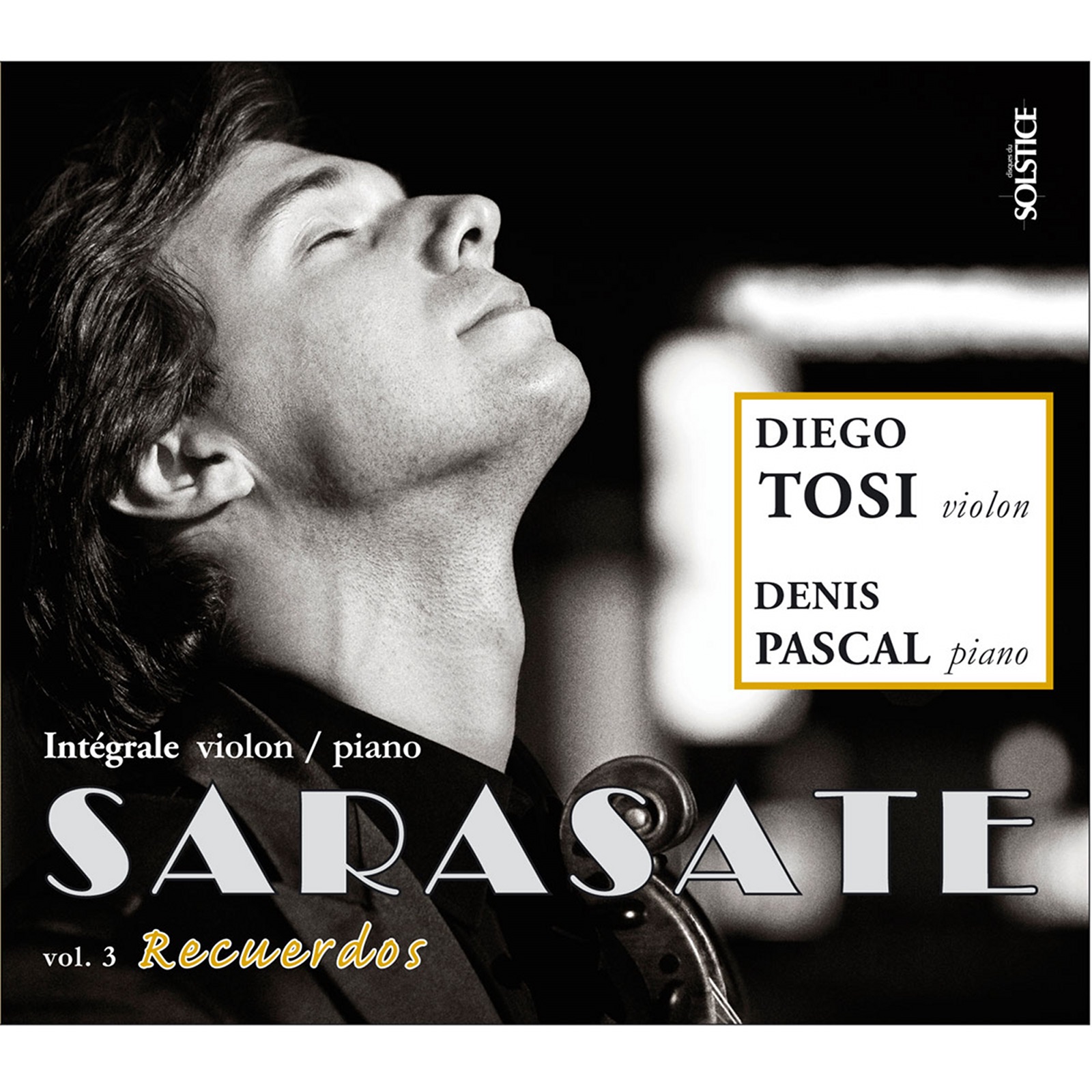 Sarasate: Complete Works for Violin & Piano, Vol. 3 album cover