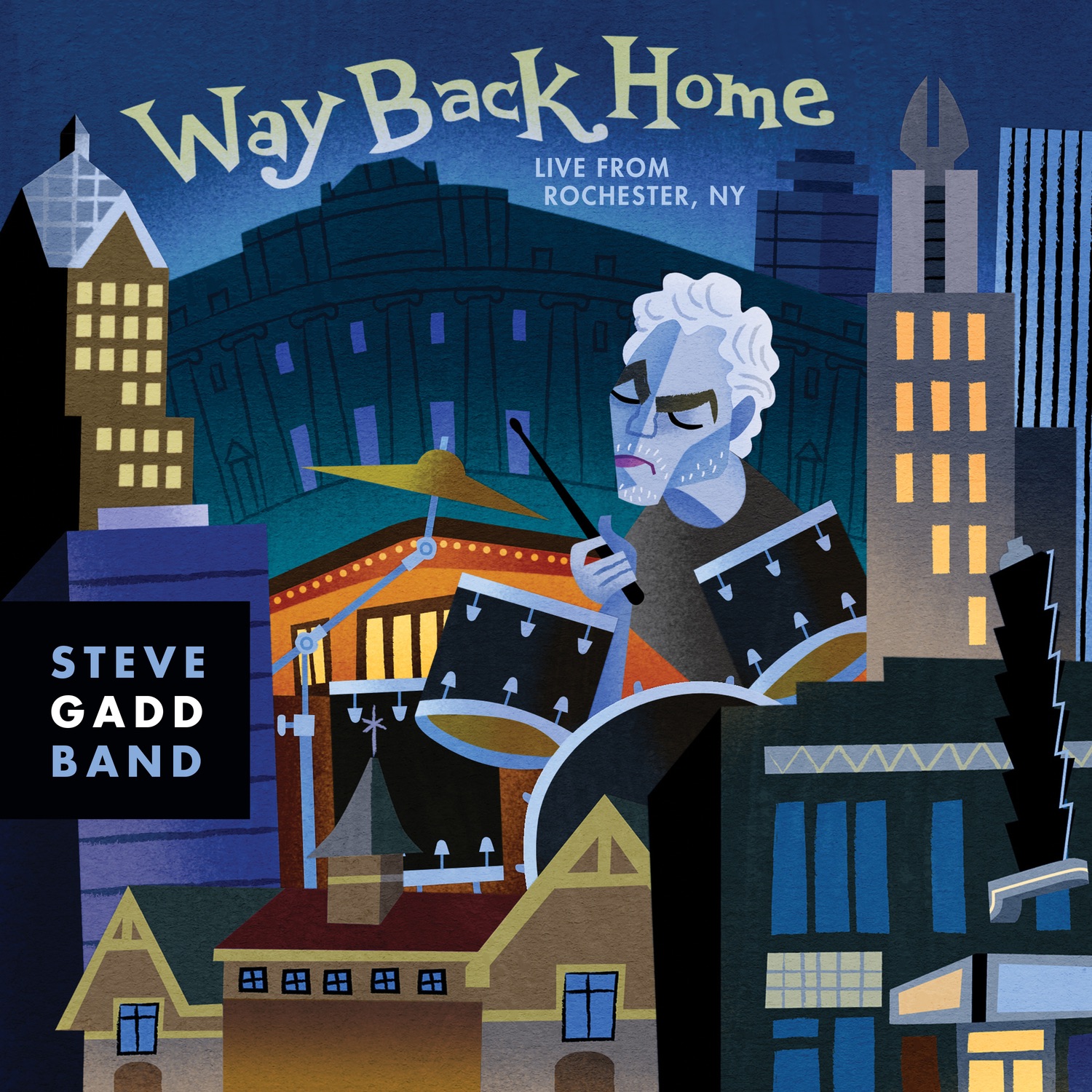 Way Back Home Live at Rochester, NY (feat. Walt Fowler, Larry Goldings, Jimmy Johnson, Michael Landa album cover