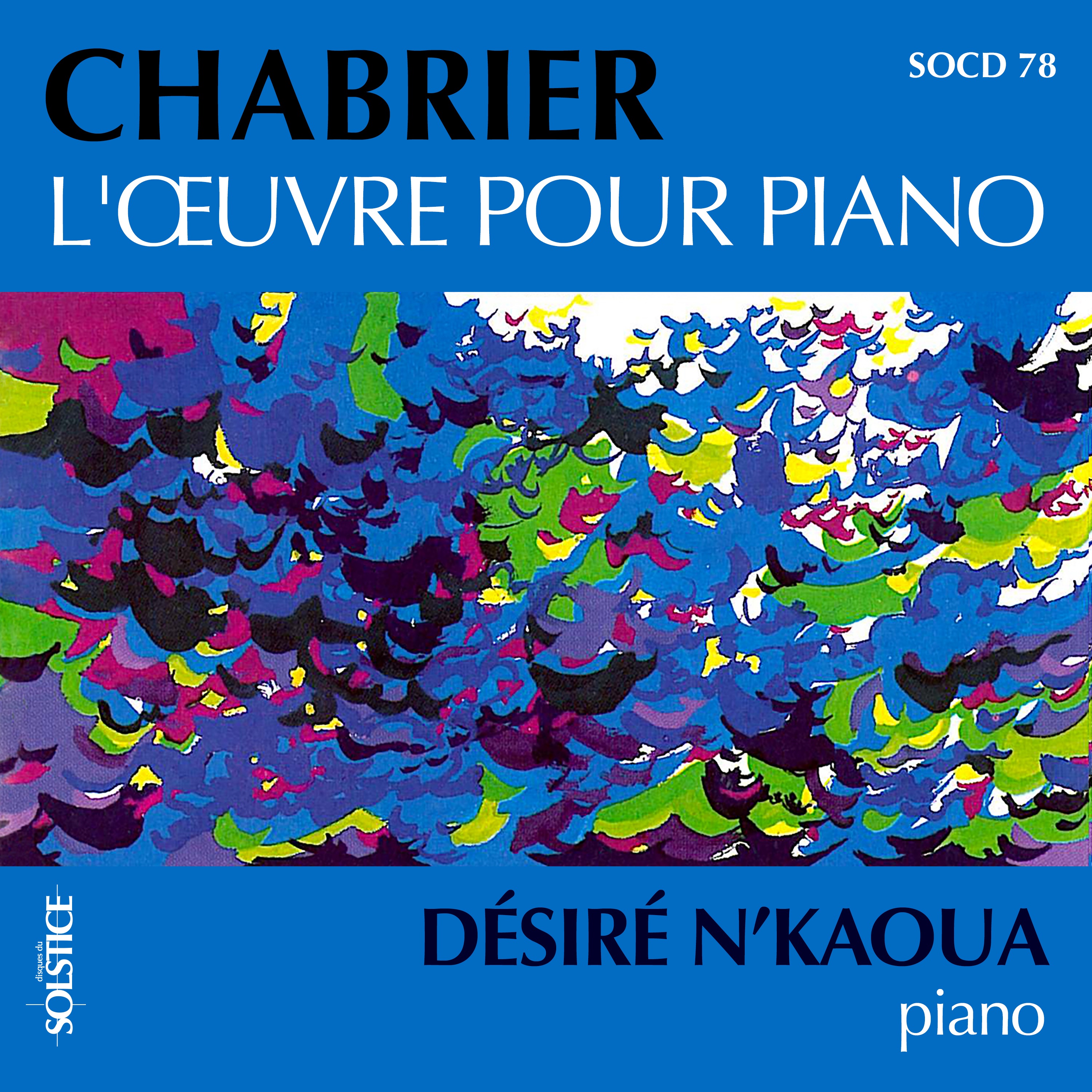 Chabrier: Complete Piano Works album cover
