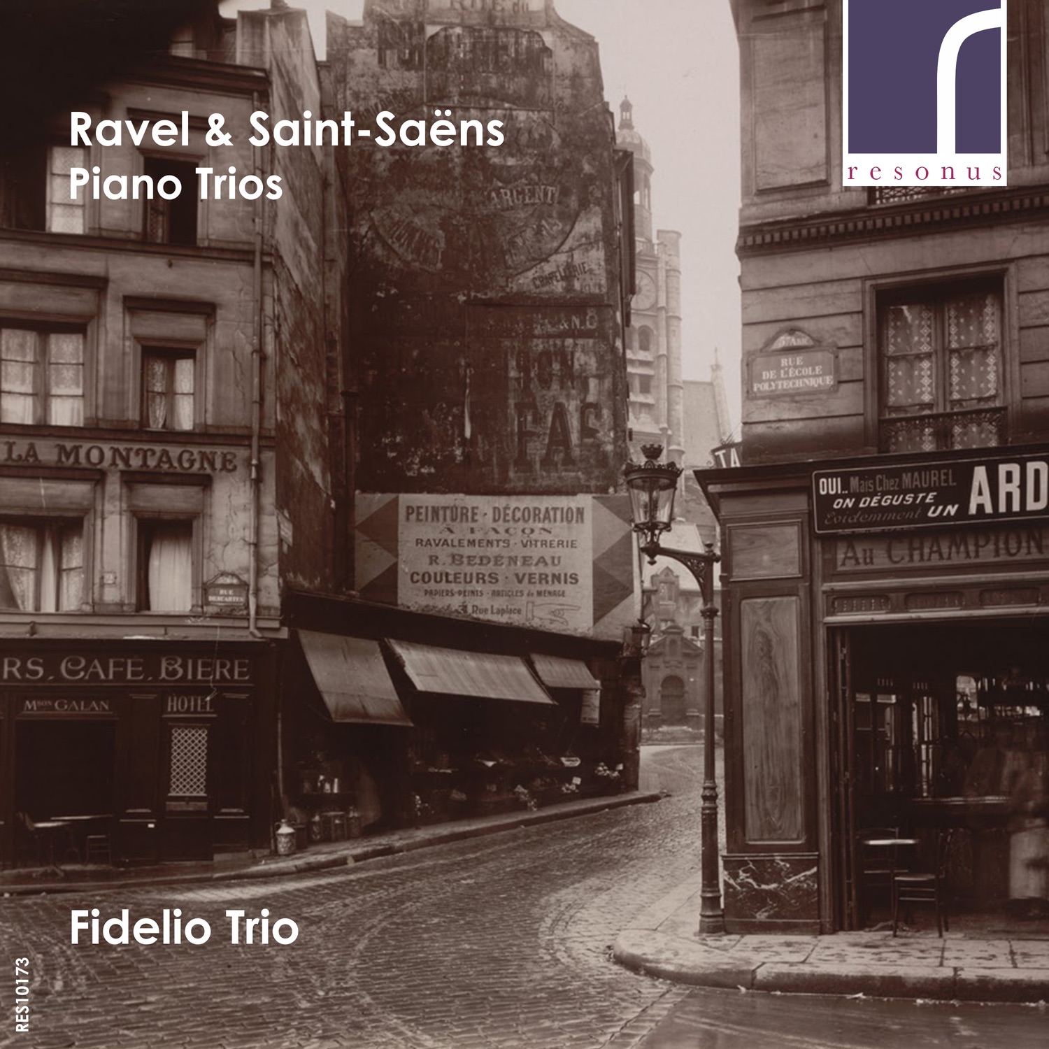 Ravel & Saint-Saëns: Piano Trios album cover