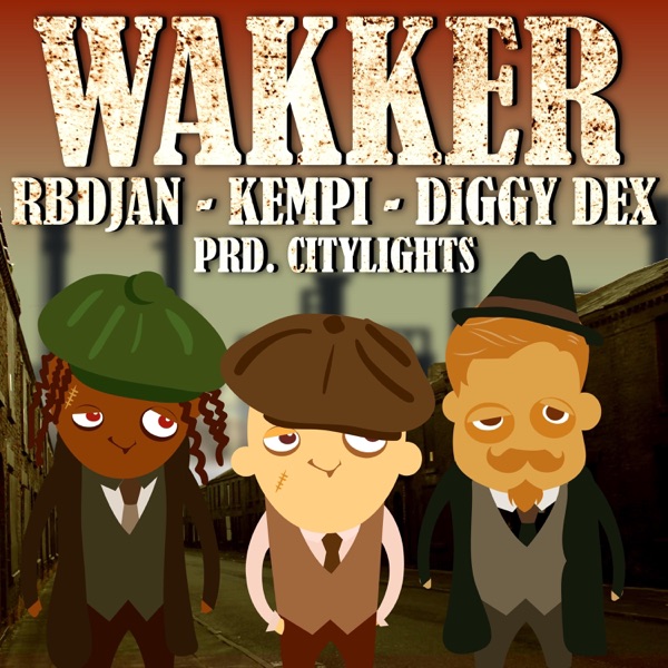 Wakker (feat. Kempi & Diggy Dex) - Single album cover