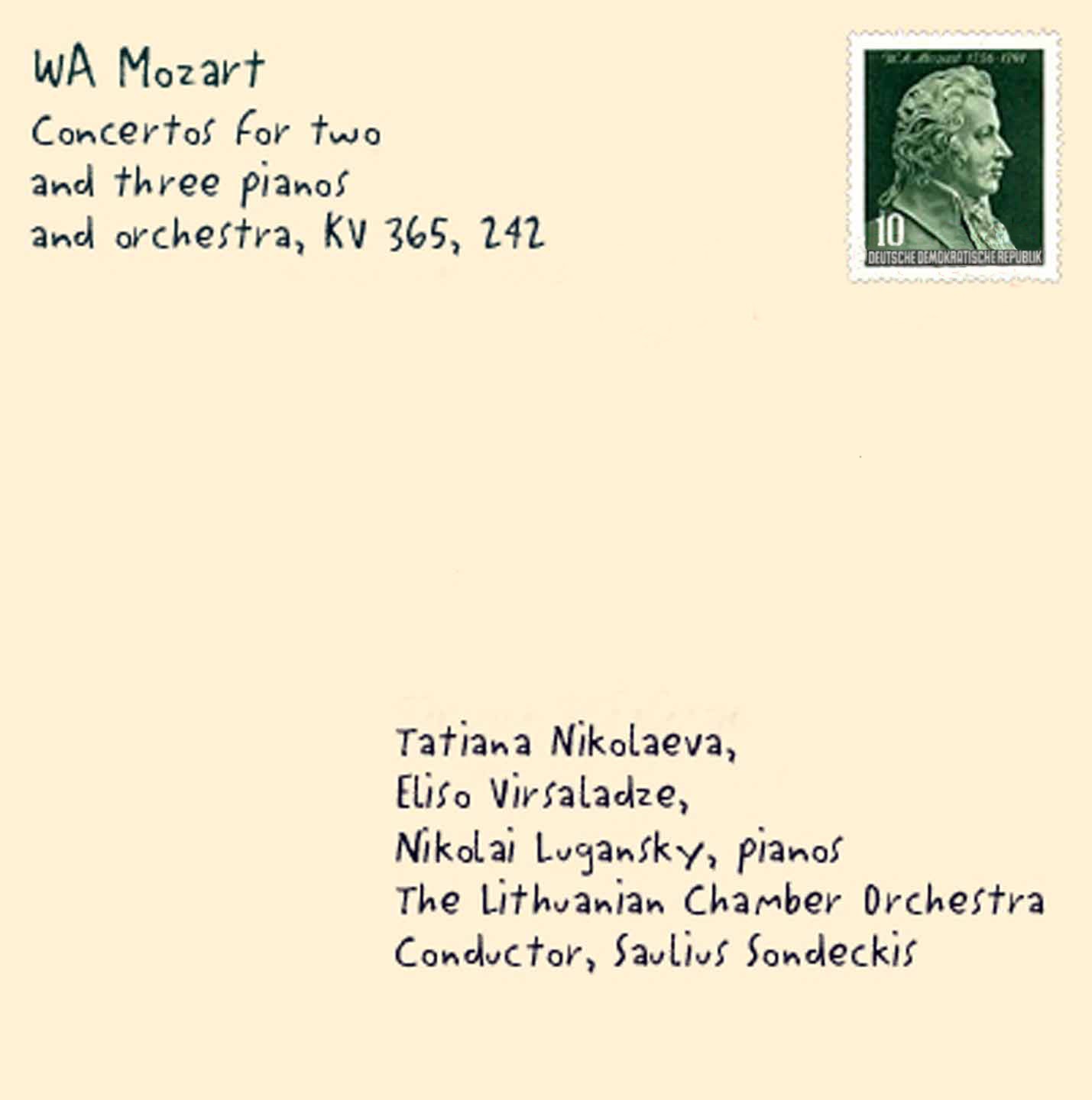 Mozart: Concertos for 2 & 3 Pianos & Orchestra album cover