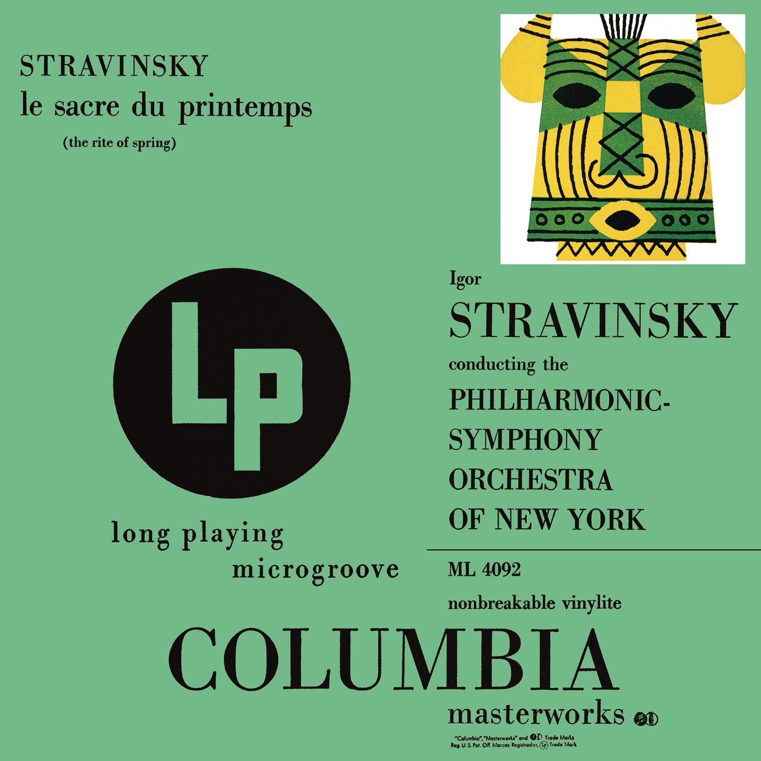Stravinsky: Le sacre du printemps album cover