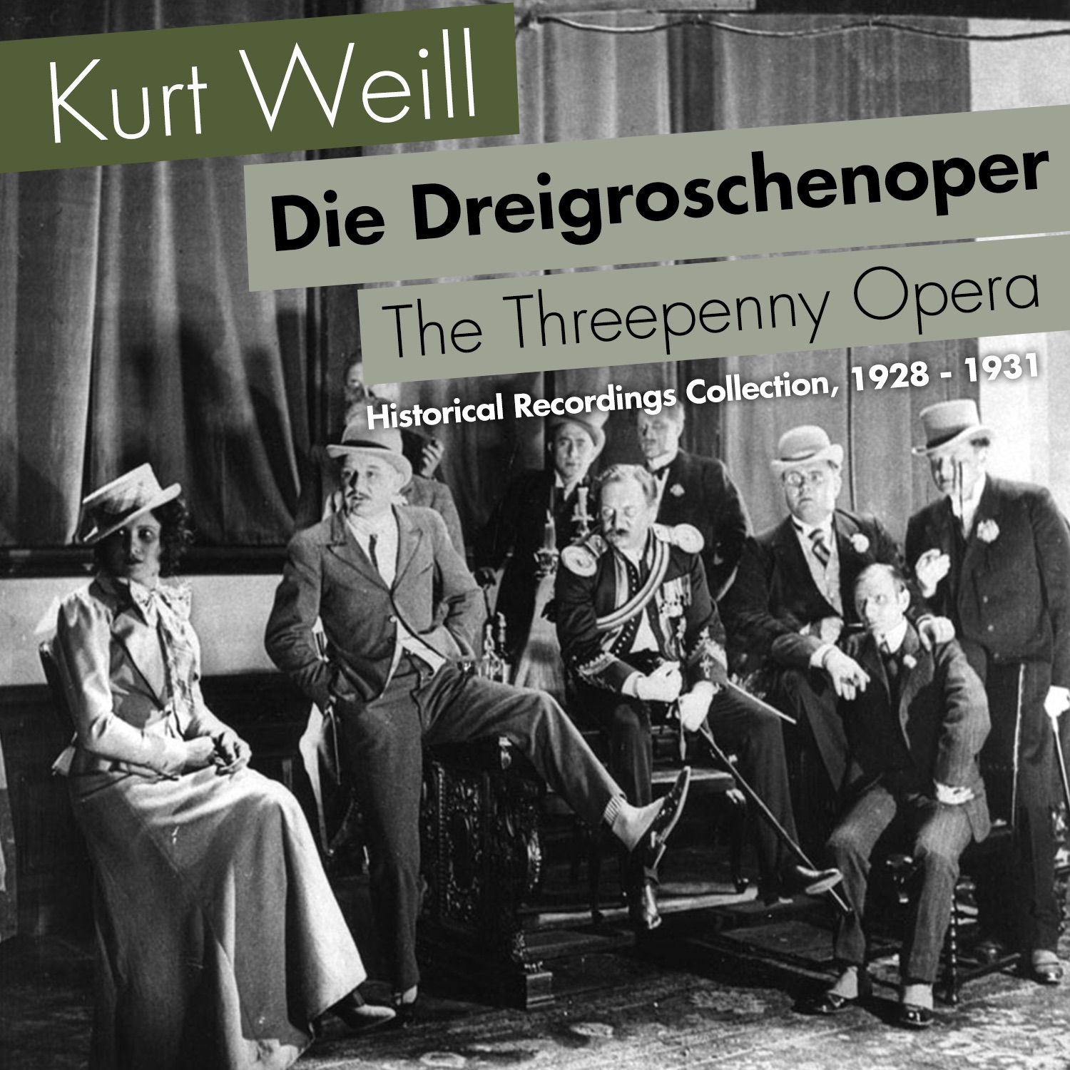 Die Dreigroschenoper, Historical Recordings Collection, 1928 - 1931 album cover