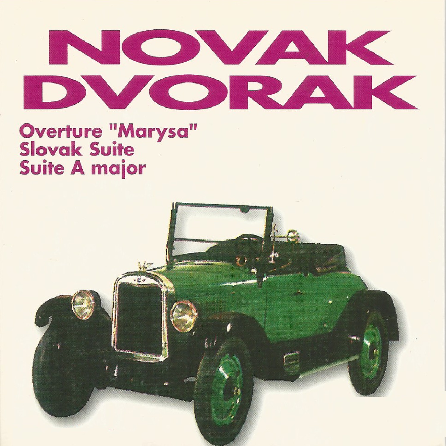 Novak - Dvorak album cover