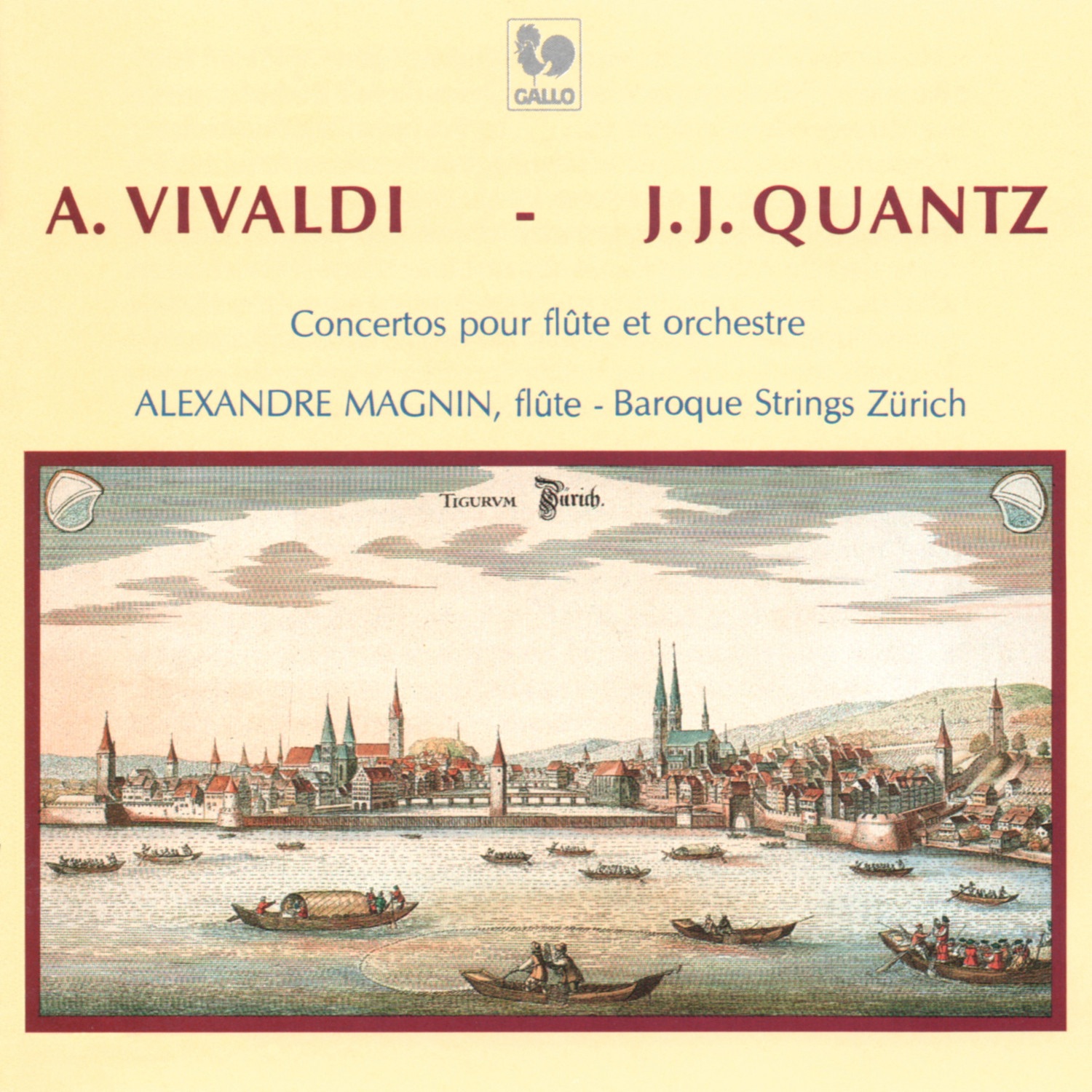 Vivaldi: Flute Concerto Op. 10, No. 3, RV 428, "Il gardellino" & Op. 10, No. 2, RV 439, "La notte" - album cover