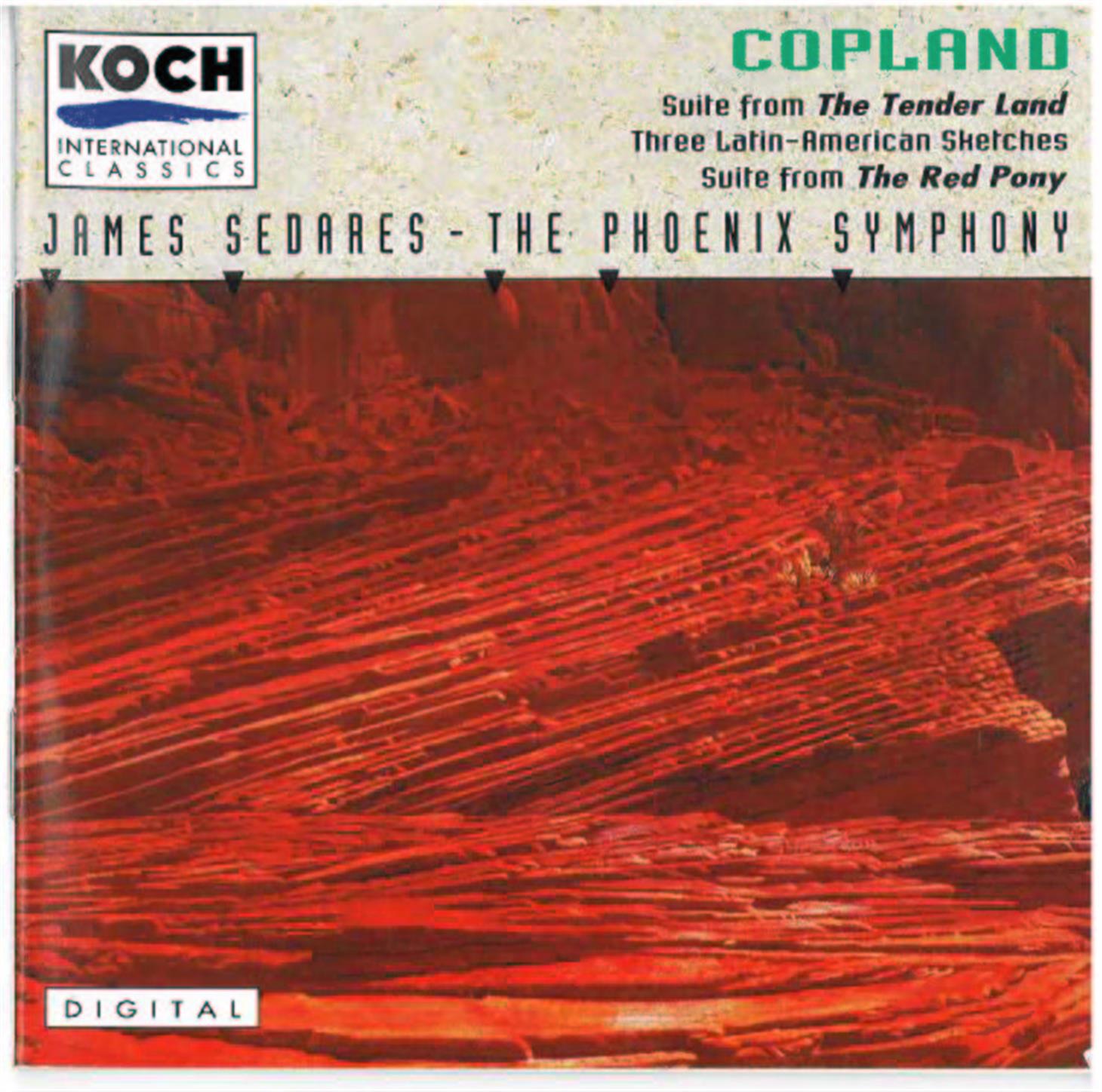 Copland: Tender Land - Suite; Three Latin American Sketches; Red Pony - Suite album cover