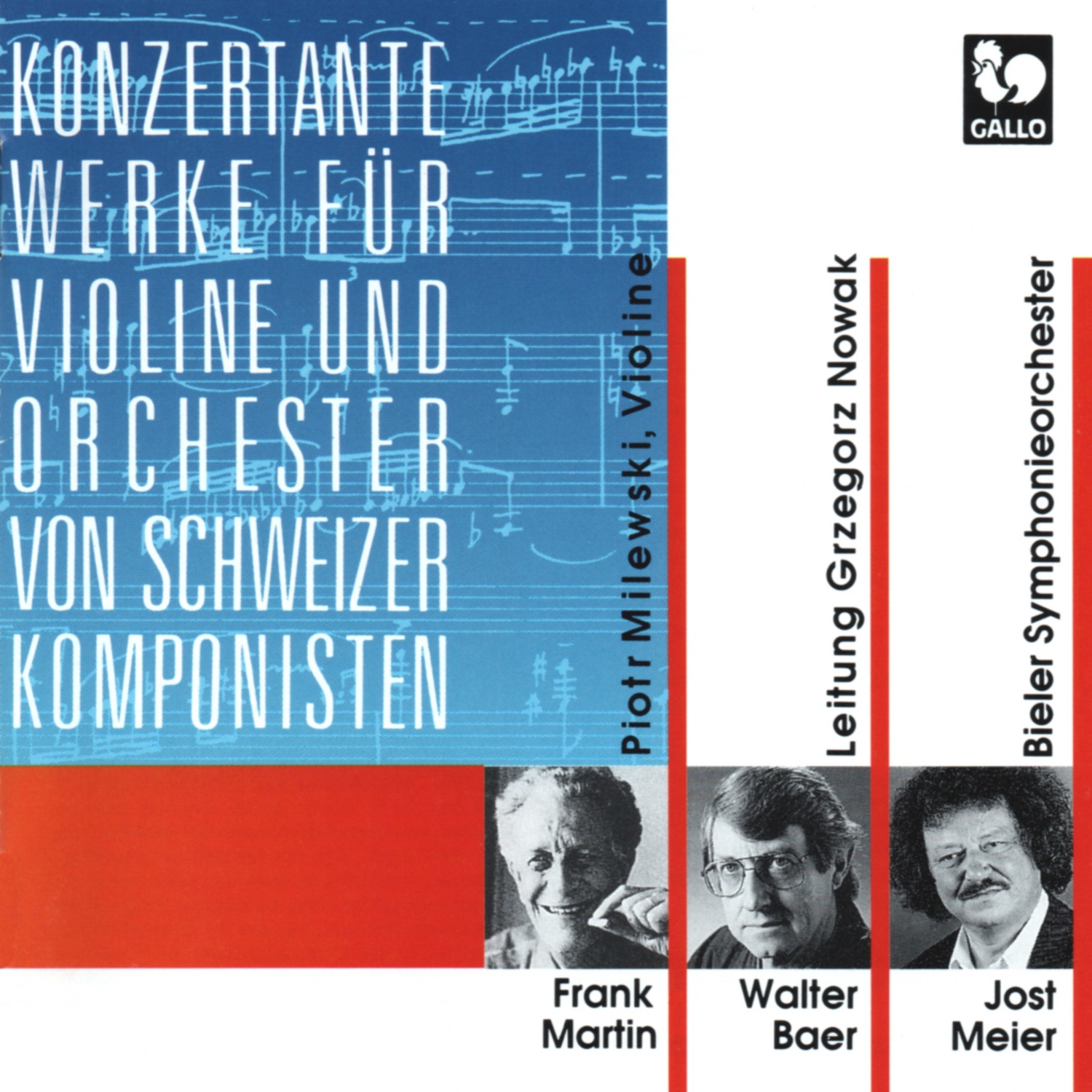 Concertos for Violin and Orchestra by Swiss Composers album cover