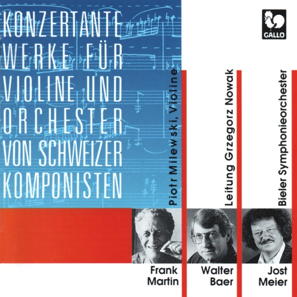 Concertos for Violin and Orchestra by Swiss Composers album cover