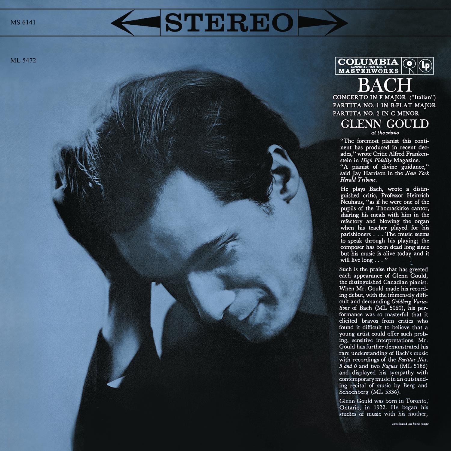 Bach: Italian Concerto in F Major, BWV 971; Partitas Nos. 1 & 2, BWV 825 & 826 album cover