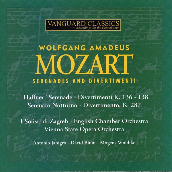Mozart: Serenades and Divertimenti album cover