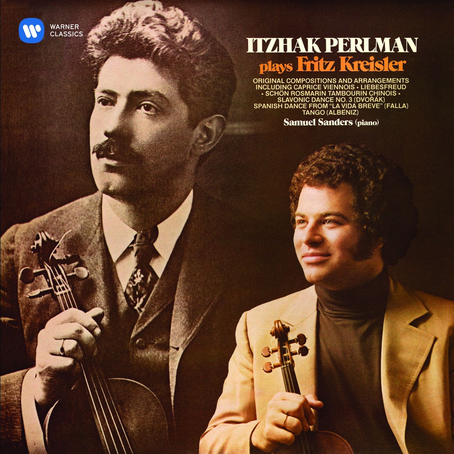 Itzhak Perlman plays Fritz Kreisler album cover