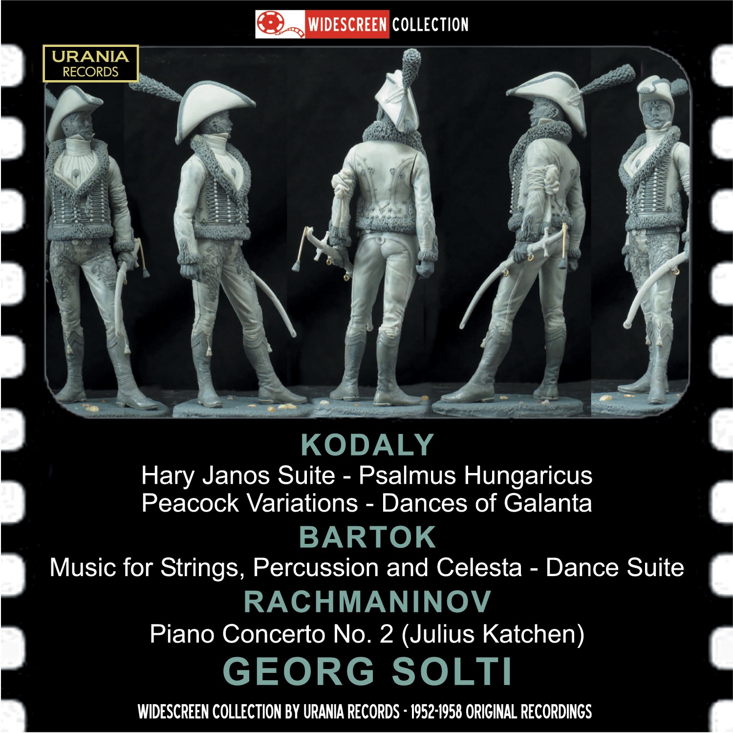 Kodály, Bartók, Rachmaninoff & Solti: Orchestral Works album cover