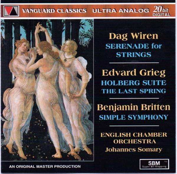 Dag Wiren: Serenade For String (Dag Wiren: Serenade For Strings, Op. 11, Edvard Grieg: Holberg Suite album cover