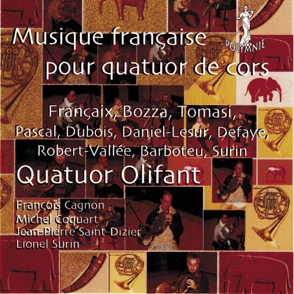 Musique française pour quatuor de cors album cover