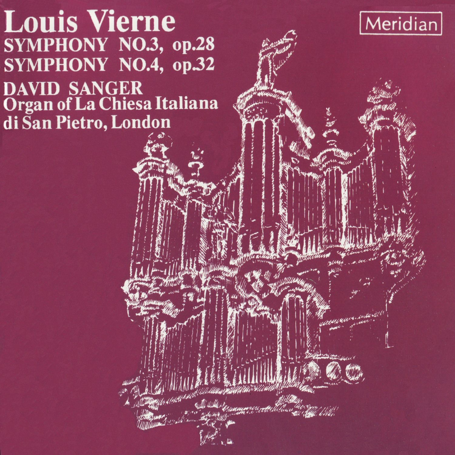 Vierne: Symphonies Nos. 3 & 4 album cover