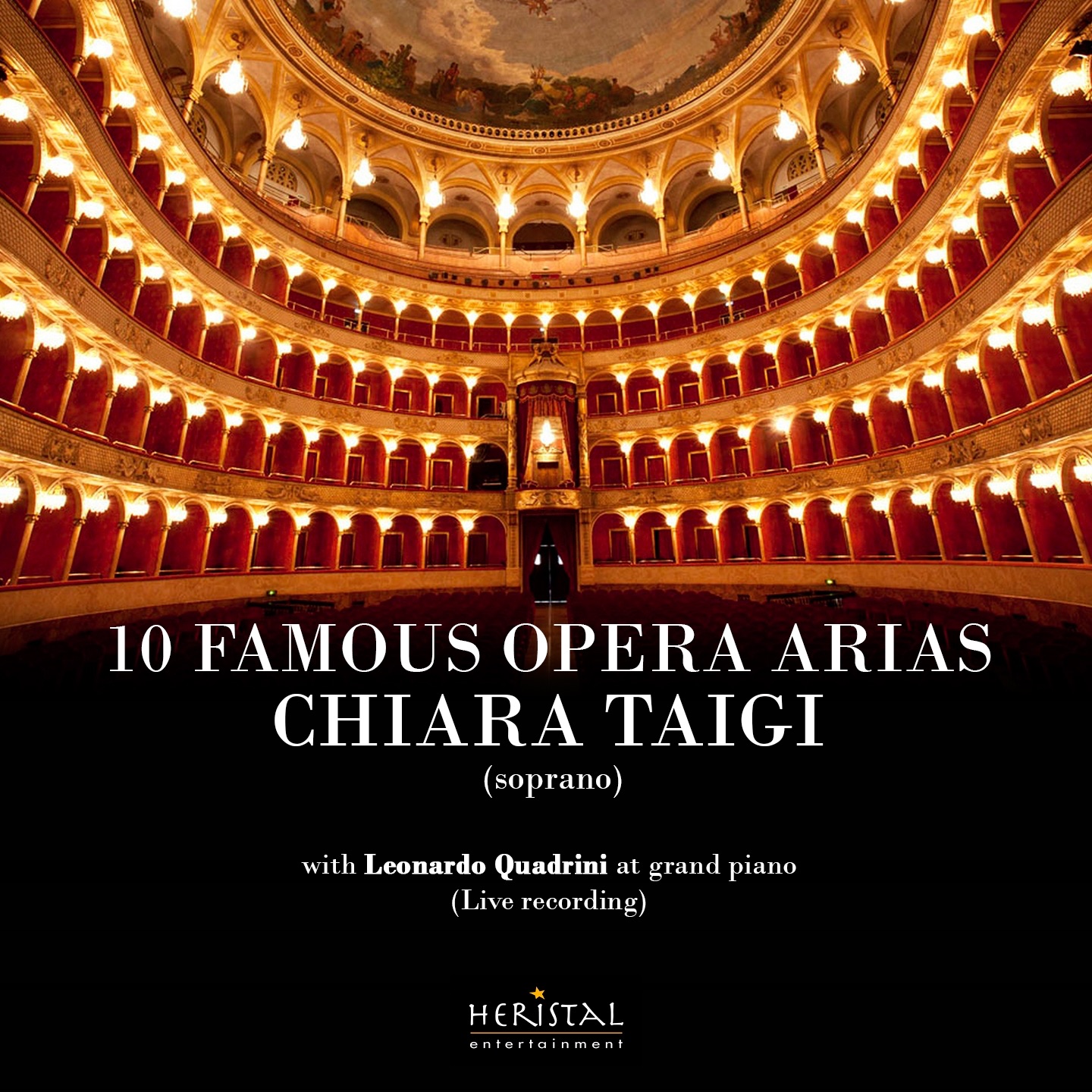 10 Famous Opera Arias (Live Recording, Arr. for Voice and Piano) album cover