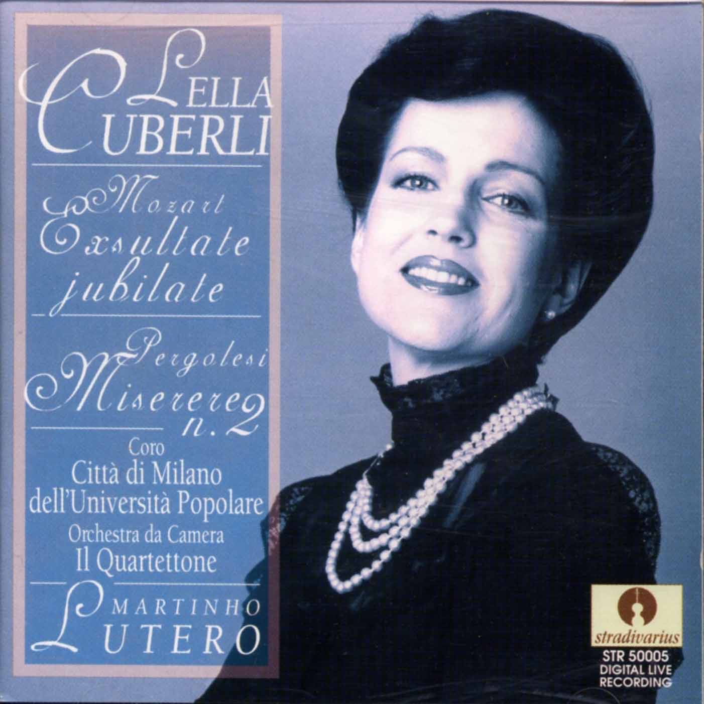 Mozart: Exsultate jubilate, K. 165 & Pergolesi: Miserere II in C Minor album cover