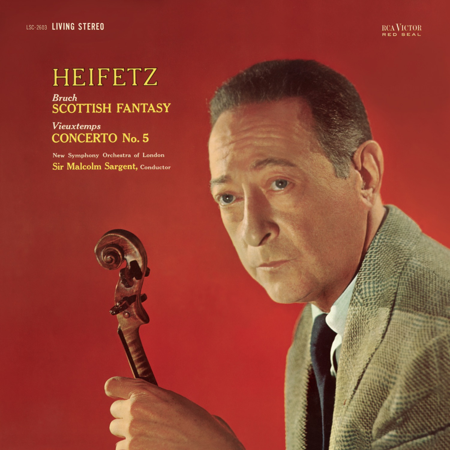 Vieuxtemps: Violin Concerto No. 5 in A Minor, Op. 37, Bruch: Scottish Fantasy, Op. 46 album cover