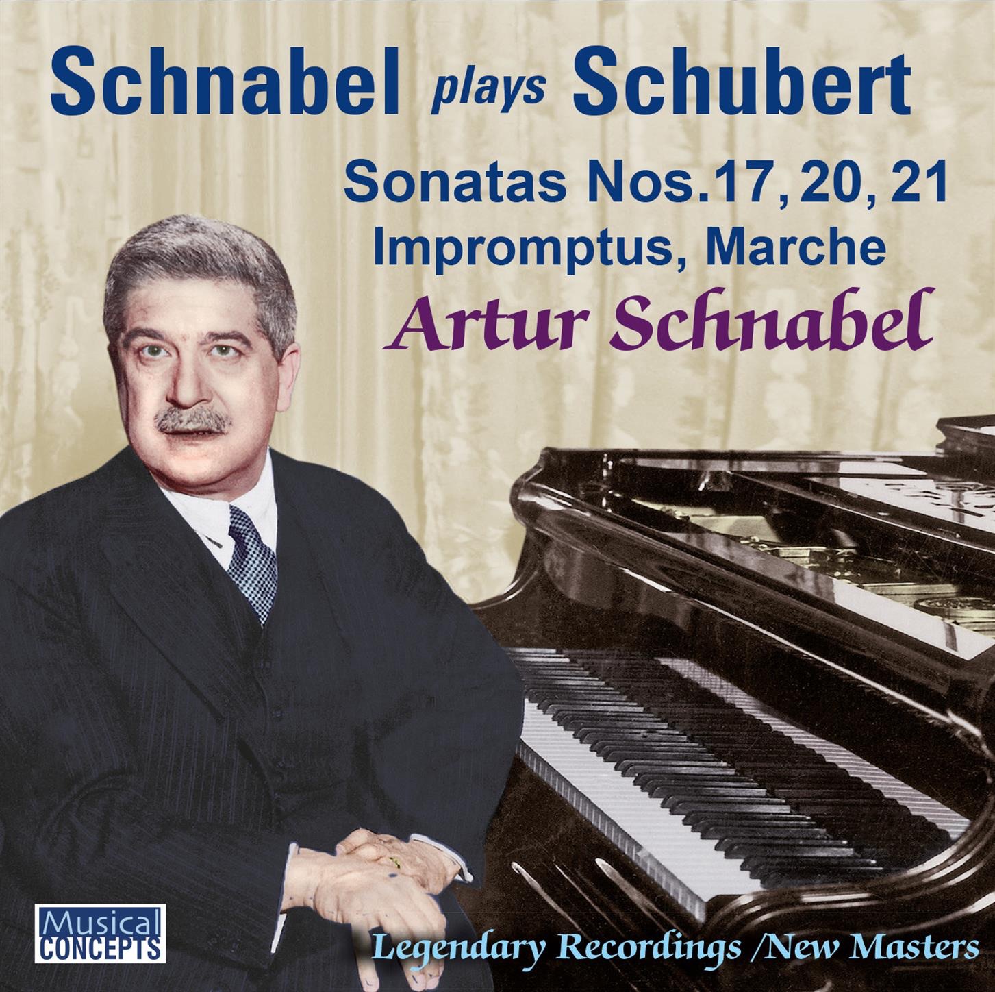 Schnabel Plays Schubert album cover