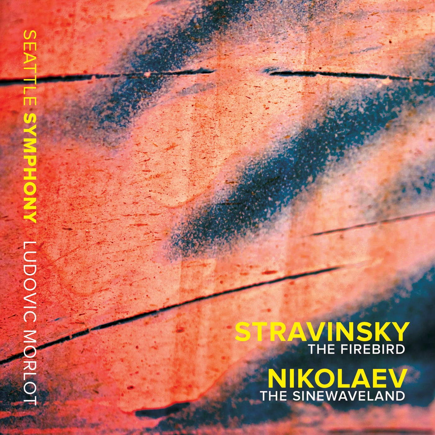 Stravinsky: The Firebird - Vladimir Nikolaev: The Sinewaveland (Live) album cover