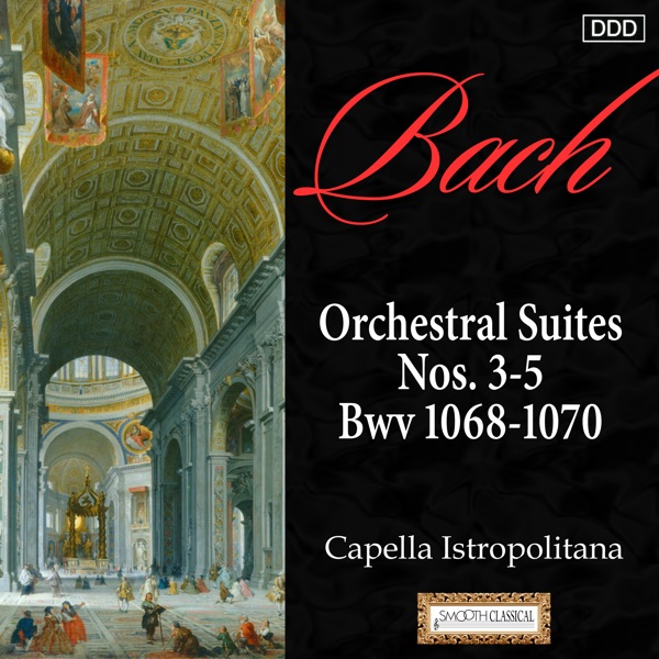 Bach: Orchestral Suites Nos. 3-5, Bwv 1068-1070 album cover