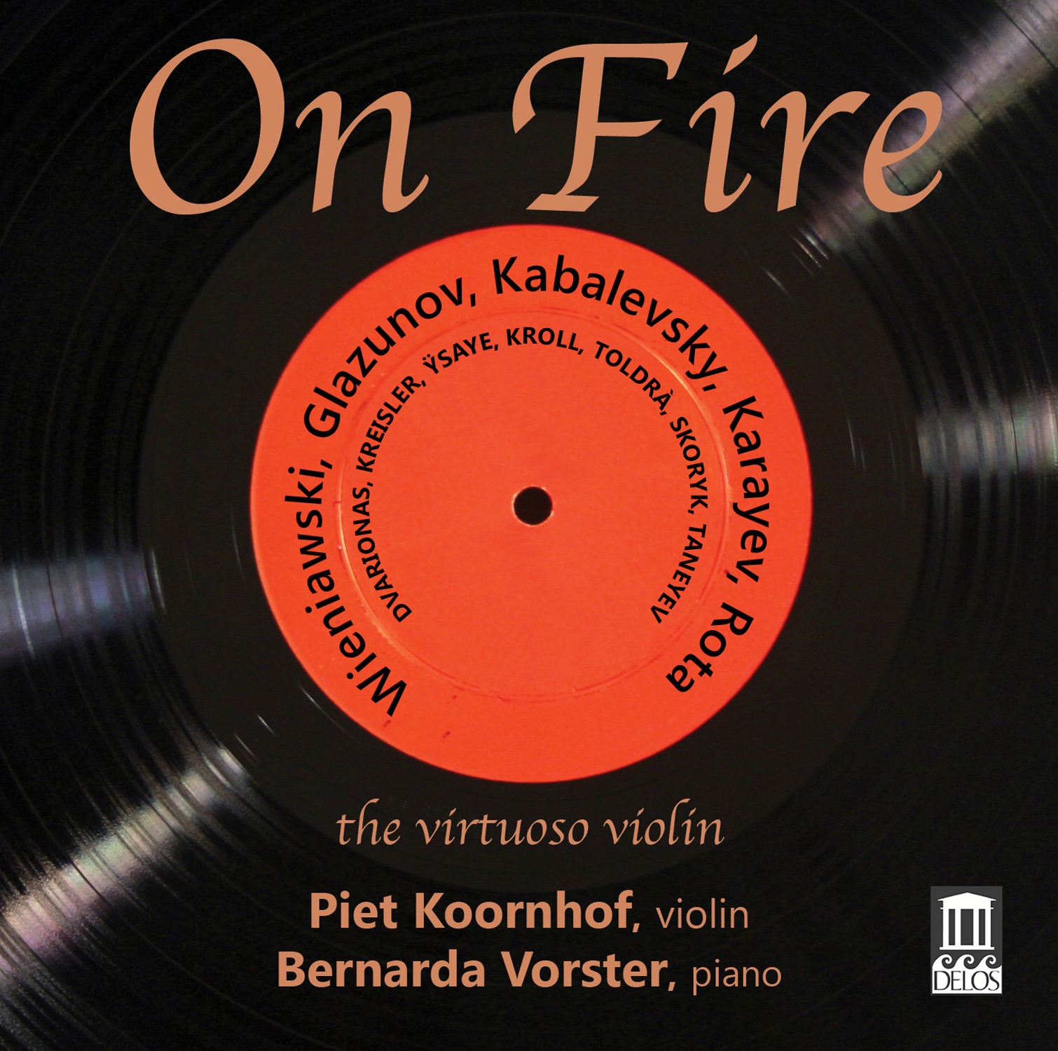 On Fire: The Virtuoso Violin album cover
