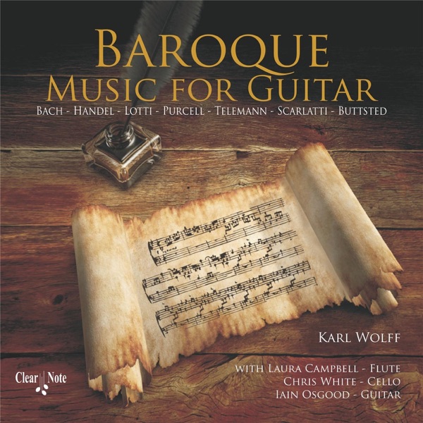 Baroque Music for Guitar album cover