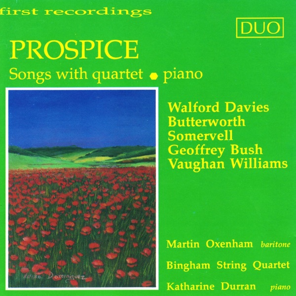 Prospice: Songs with Quartet album cover