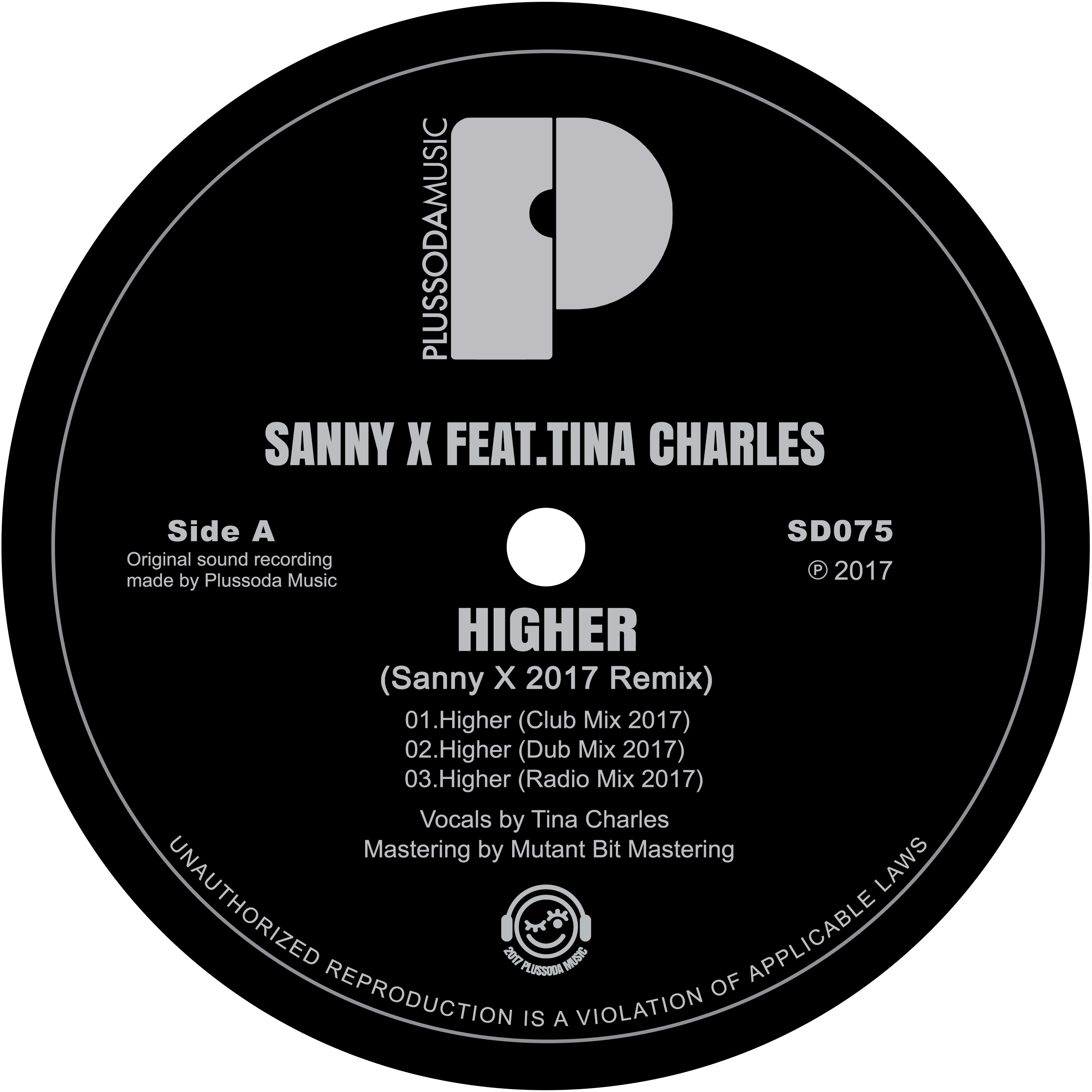 Higher (Sanny X 2017 Remix) [feat. Tina Charles] - Single album cover